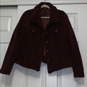 Teddy Bear trucker jacket